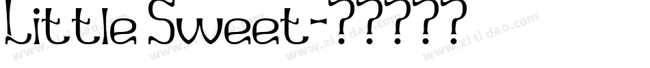 Little Sweet字体转换